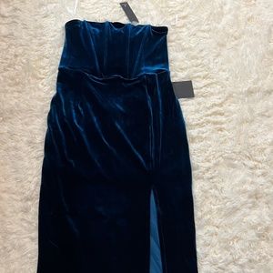 Strapless dress
